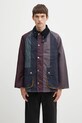 Barbour kurtka x Paul Smith Stripe OS bez kaptura granatowy MWX2518MI11