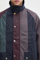 Barbour kurtka x Paul Smith Stripe OS granatowy MWX2518MI11