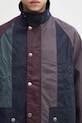 Barbour giacca x Paul Smith Stripe OS blu navy MWX2518MI11