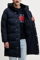 Péřová bunda Tommy Jeans DM0DM22250 námořnická modř