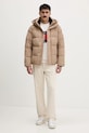 Péřová bunda Tommy Jeans DM0DM22255 béžová AW25