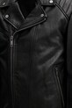Δερμάτινo jacket HUGO 50542108 μαύρο