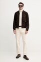 Michael Kors kurtka bomber zamszowa CT5801E4R4 brązowy AW25