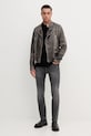 Kožna jakna Michael Kors CT5800M69T siva AW25