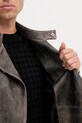 Michael Kors geacă de piele CT5800M69T gri