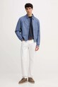 United Colors of Benetton kurtka jeansowa 2QHDUN06K niebieski AW25