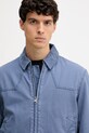 United Colors of Benetton kurtka jeansowa niebieski 2QHDUN06K
