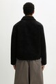 Odzież Represent kurtka Shearling Jacket MLM100132 czarny