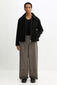 Represent kurtka Shearling Jacket MLM100132 czarny