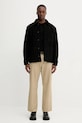 Μάλλινο μπουφάν A.P.C. veste emile logo WVBEH.H32029 μαύρο AW25