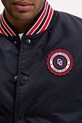 Μπουφάν bomber Guess Jeans M5YL15.WHAA2 σκούρο μπλε