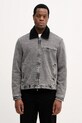 Armani Exchange kurtka jeansowa pozostałe szary XM001918.AF18827