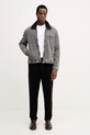 Armani Exchange kurtka jeansowa XM001918.AF18827 szary AW25