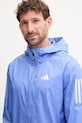 adidas Performance jachetă de alergare Own The Run albastru JX2249