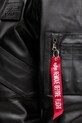 Alpha Industries kurtka skórzana czarny 100109.03