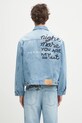 Oblečení Džínová bunda Sky High Farm Sweet dreams SHF07J003 modrá