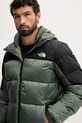 The North Face kurtka sztruksowa puchowa OUTDOOR zielony NF0A8992EIH1