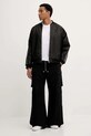 adidas Originals jachetă bomber din denim Denim Jkt JY2796 negru AW25