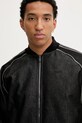 adidas Originals jachetă bomber din denim Denim Jkt negru JY2796