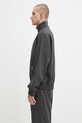 Vlnená bunda Drôle de Monsieur La Trackjacket Flanelle H.JT234.WV008 sivá AW25