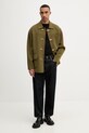 Drôle de Monsieur haină cu lână La Veste Caban I.JT248.WO042 verde AW25