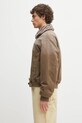 Axel Arigato kurtka jeansowa Axis A3157002 brązowy AW25