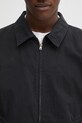 A.P.C. cotton shirt jacket Blouson Gilbert black COHKU.M32018