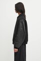 Y-3 bomber jacket with wool Letterman JX7338 black AW25