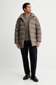 Calvin Klein kurtka puchowa LV04LD516G brązowy AW25
