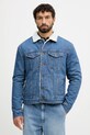 Pepe Jeans kurtka jeansowa oversize niebieski PM40271604A0