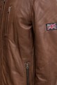 Δερμάτινο μπουφάν Pepe Jeans PM4027178 καφέ