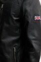 Δερμάτινο μπουφάν Pepe Jeans PM4027178 μαύρο