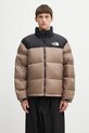 The North Face kurtka puchowa 1996 Retro Nuptse bez kaptura brązowy NF0A3C8DDHL1