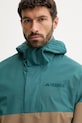Μπουφάν adidas TERREX Xploric 2.5L Anorak τιρκουάζ JL9753