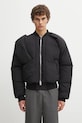 Heliot Emil kurtka bomber bez kaptura czarny AW25.M.02.163.BLK01