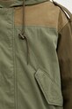 Desigual kurtka bawełniana MILITARY PATCHES 25WMEW05 zielony