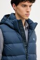 Páperová vesta Calvin Klein Jeans tmavomodrá LV04RD531G