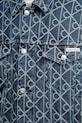 Calvin Klein Jeans kurtka jeansowa LV04RD767G niebieski