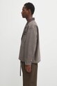 Bavlněná bunda Kenzo Chainstitch Workwear FF65VE2349GU hnědá AW25