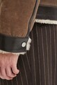 Шкіряна куртка Kenzo Shearling Trucker FF68LV3040AB