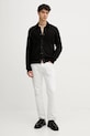 Rag & Bone kardigan wełniany RH2225F6MWL brązowy AW25