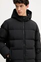 Μπουφάν με επένδυση από πούπουλα Tommy Hilfiger μαύρο MW0MW40616