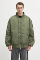VETEMENTS x Alpha Industries jachetă bomber reversibilă Cut-Up Bomber UH76BO450GO verde AW25