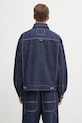 Odzież VETEMENTS kurtka jeansowa Hip-Hop Denim UH76DJ250N granatowy