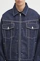 VETEMENTS kurtka jeansowa Hip-Hop Denim granatowy UH76DJ250N