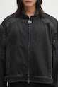VETEMENTS geacă jeans Racing Denim negru UH76DJ900B2
