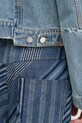 Traper jakna VETEMENTS Cut-Up Fitted Denim UH76DJ660LB3 plava