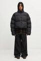 VETEMENTS kurtka puchowa Double Logo Boxy Puffer UH76PU220BB