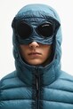 C.P. Company gilet in piuma blu 19CMVE032A110416A