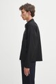 Filling Pieces kurtka z wełną Coach Twill Wool 422560500247 czarny AW25